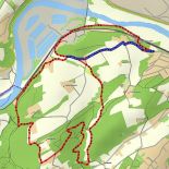 Karte Bergbaurundweg Muttental